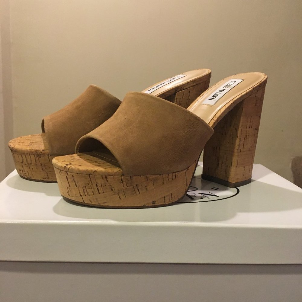 Steve Madden Gemela Platform Sandals Size 8 NIB